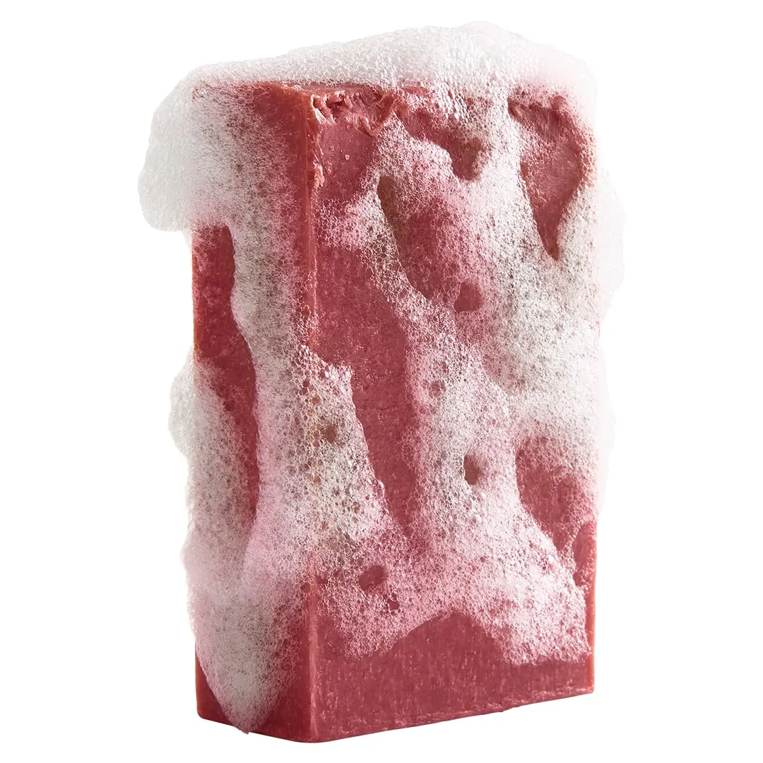 Crate 61, Handmade in Canada, Plant Based Cold Process Natural Bar Soap Cold Pressed For Face And Body, With Premium Oils (Lavander Rose)