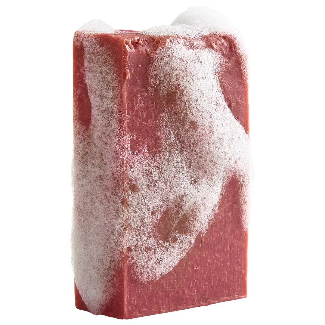 Crate 61, Handmade in Canada, Plant Based Cold Process Natural Bar Soap Cold Pressed For Face And Body, With Premium Oils (Lavander Rose)