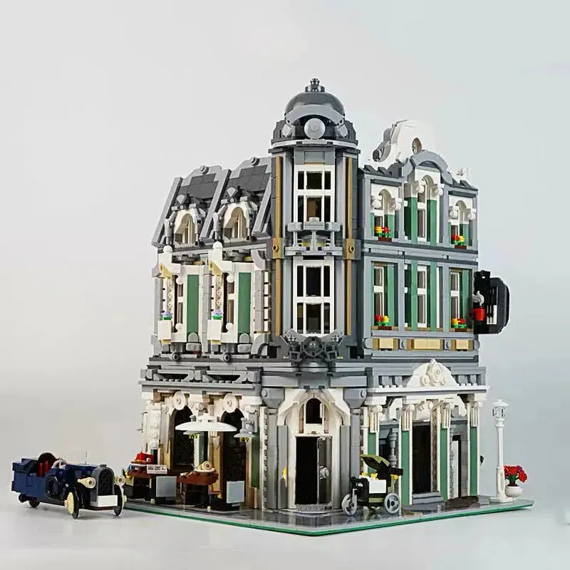 Creator MOC Expert City Corner Jazz Cafe Bricks Toy