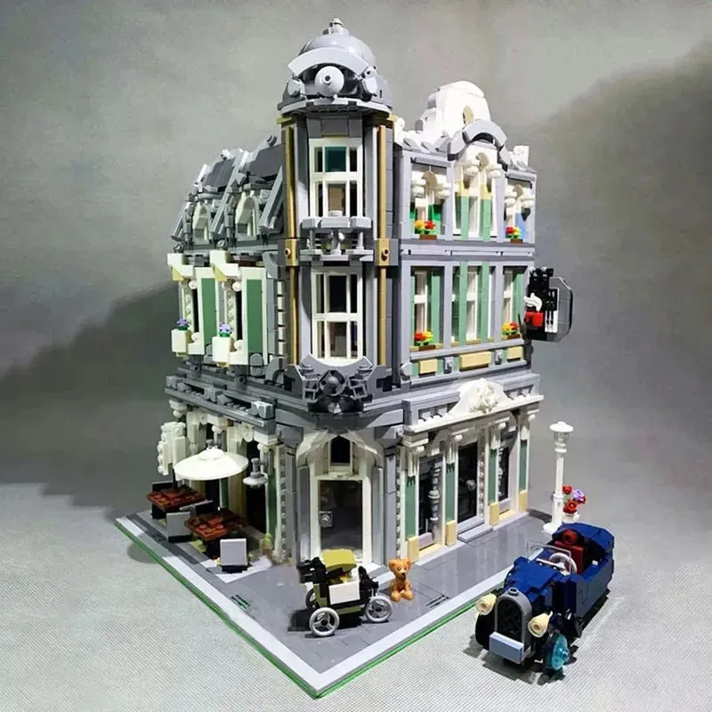 Creator MOC Expert City Corner Jazz Cafe Bricks Toy