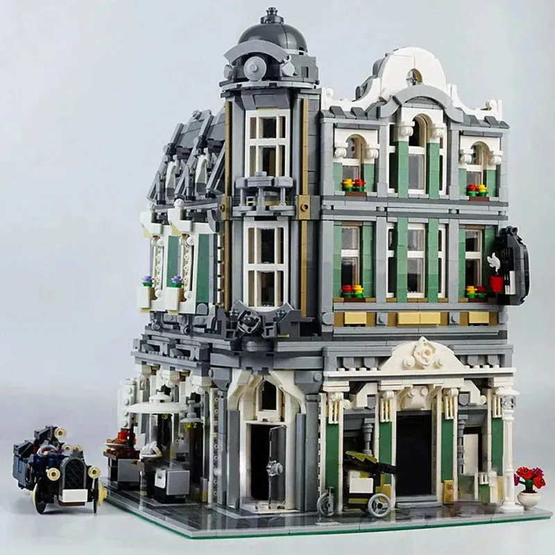 Creator MOC Expert City Corner Jazz Cafe Bricks Toy