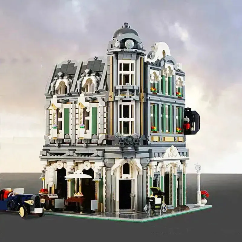 Creator MOC Expert City Corner Jazz Cafe Bricks Toy