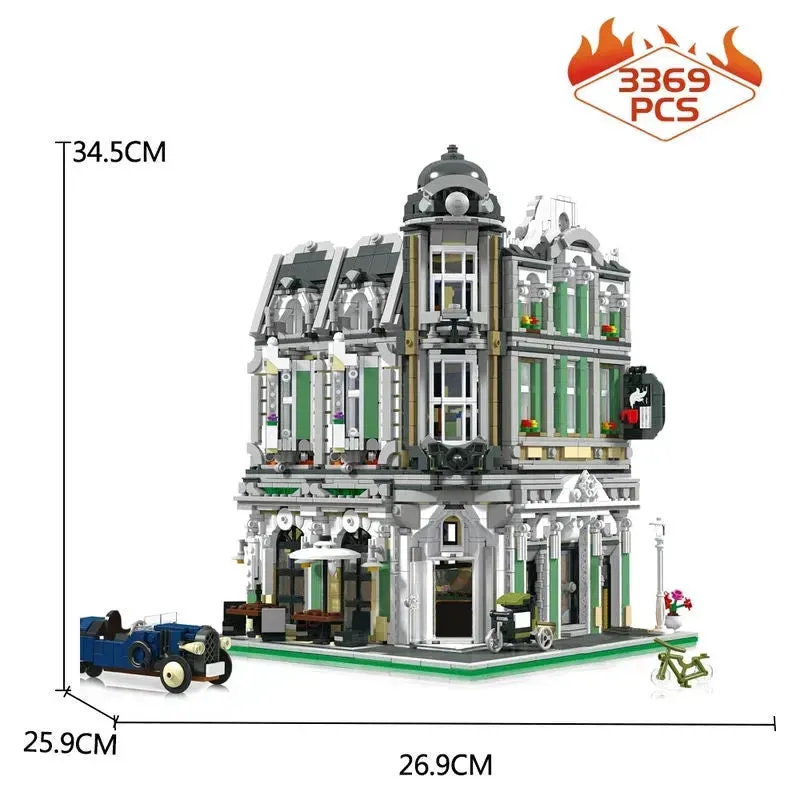 Creator MOC Expert City Corner Jazz Cafe Bricks Toy