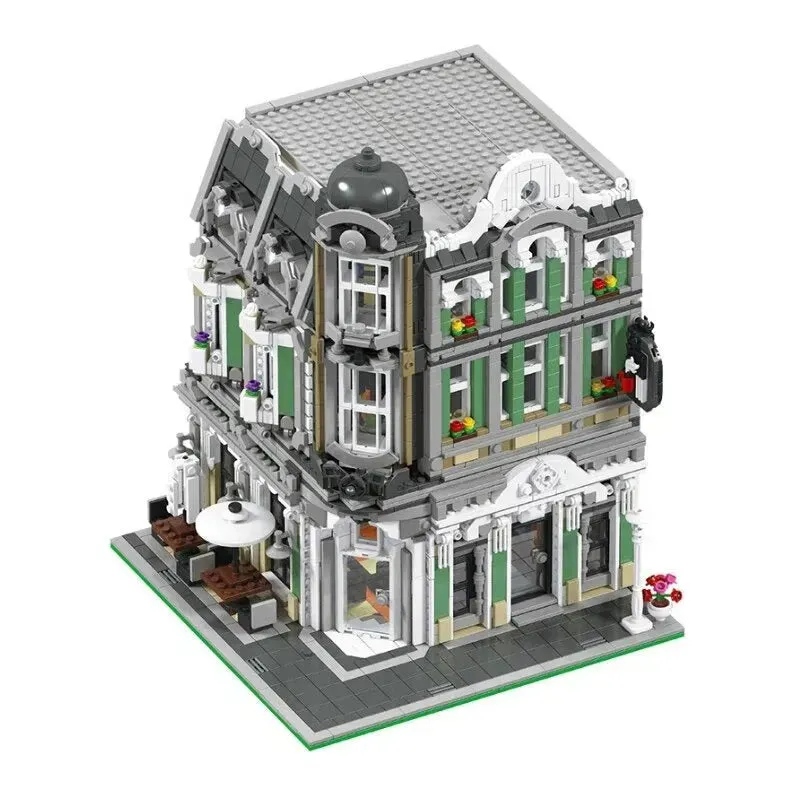 Creator MOC Expert City Corner Jazz Cafe Bricks Toy