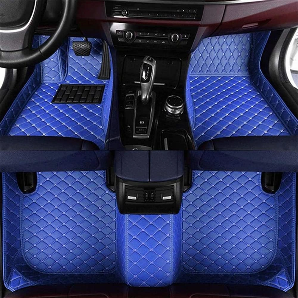 Customized Car Mats are Suitable for Borgward BX7 / 2016-2018 Year Waterproof Lining Full Set of Environmentally Friendly Flooring (Black Beige,BX7 / 6 seats/2016-2017)