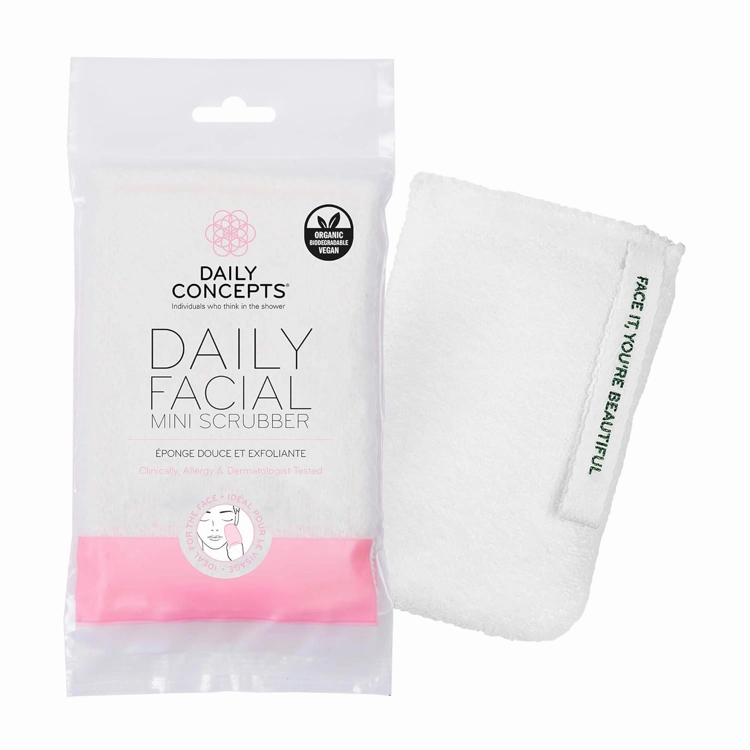 Da.ily Concepts Scrubber Mini Facial 0.5oz Pack of 12