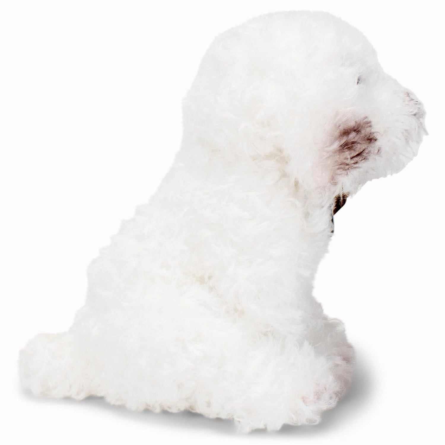 DEMDACO White Bichon Frise Children's Plush Beanbag Stuffed Animal Toy