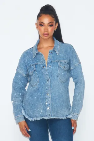 DENIM SHINY SET