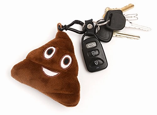 Desire Deluxe - Poop face Mini Emoji Key Chain Pillows