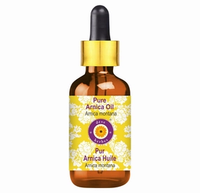 Deve Herbes Arnica Oil (Arnica Montana) with Glass Dropper | Infused | Pure | Non-Sticky | Lightweight | For Facial Care | Men & Women | 100ml (3.38 oz)