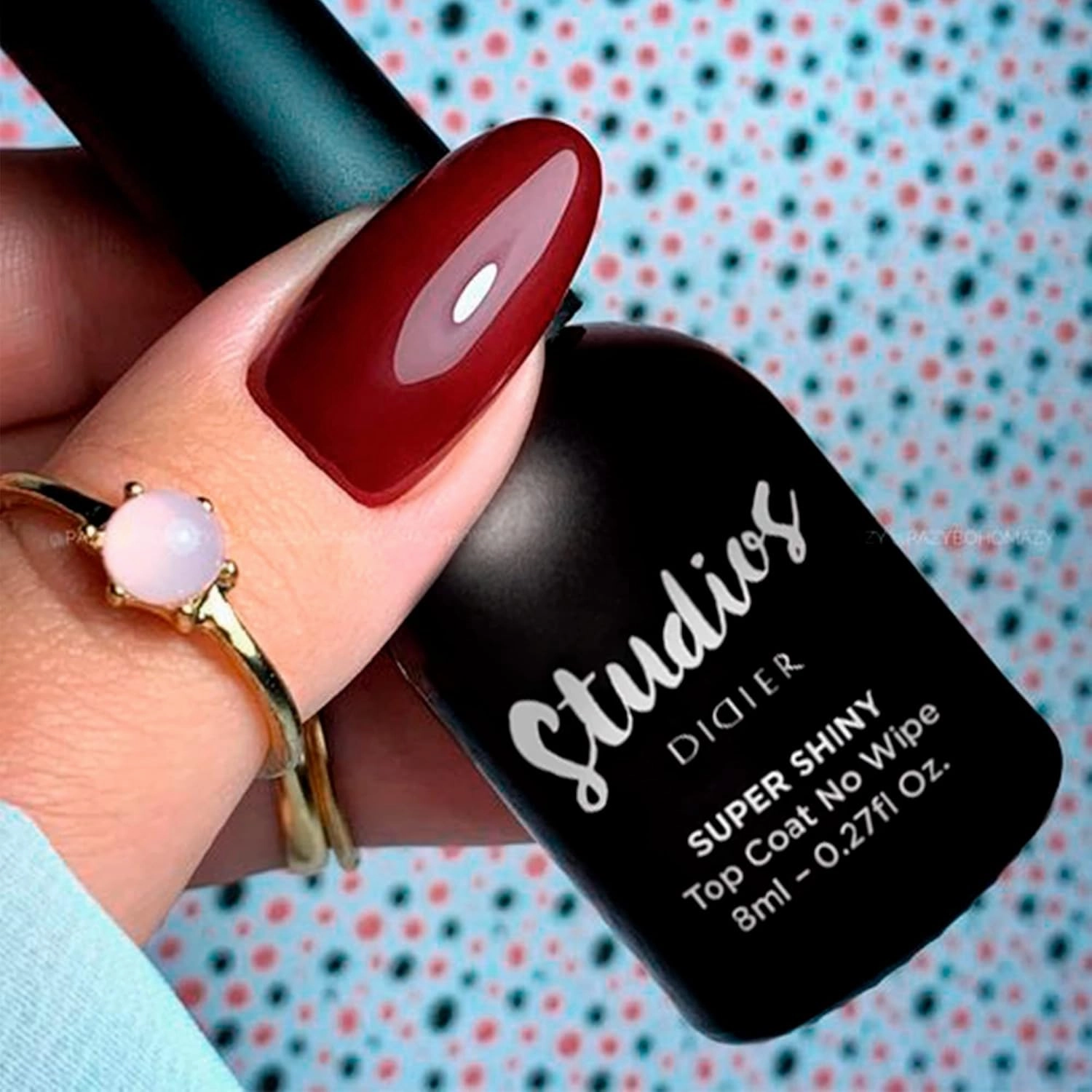 DIDIER LAB - Premium Top Coat Gel Polish Set - Super Shiny - No Wipe - Extra Shine - Smooths Nail Irregularities - Long Lasting