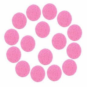 Didiseaon 50pcs Round Facial Makeup Sponges Soft Spa Sponges for Pore Cleansing Sponge Pads Mild Fiber Wood Pulp