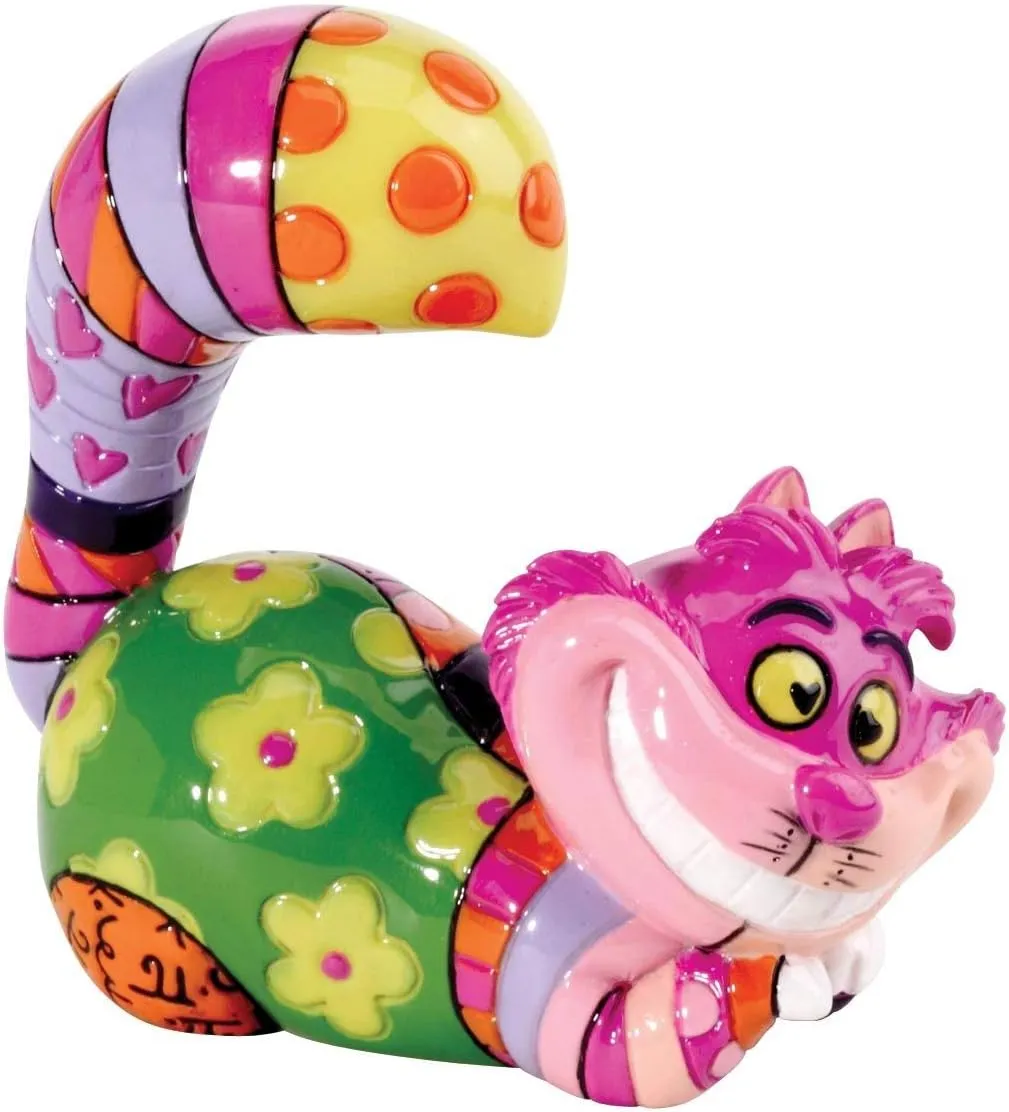 Disney by Britto Cheshire Cat Mini Stone Resin Figurine