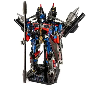 DJ Rambo Man MOC Mecha Transformer Robot Bricks Toys