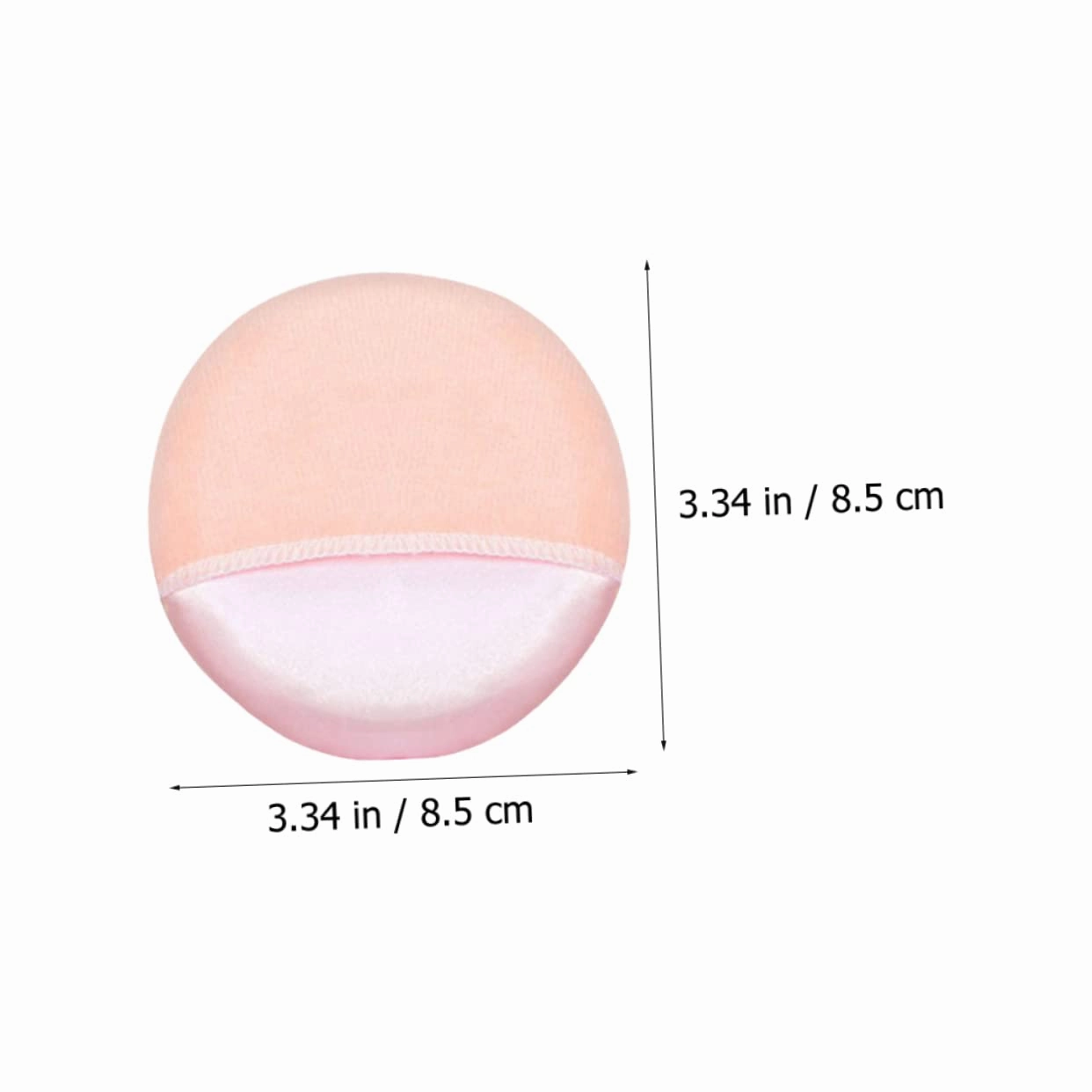 DOITOOL 40pcs Soft Powder Makeup Applicators for Foundation Rounded Puff for Blusher Highlighter Portable and Washable Cosmetic Tool