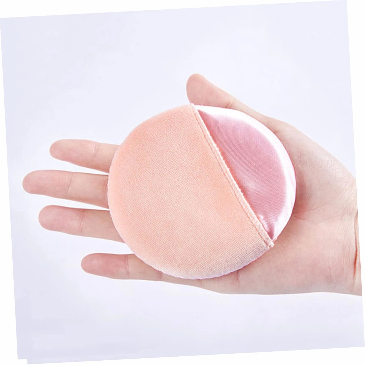 DOITOOL 40pcs Soft Powder Makeup Applicators for Foundation Rounded Puff for Blusher Highlighter Portable and Washable Cosmetic Tool