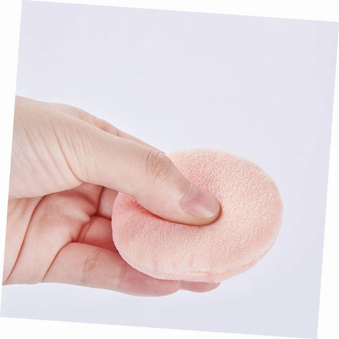 DOITOOL 40pcs Soft Powder Makeup Applicators for Foundation Rounded Puff for Blusher Highlighter Portable and Washable Cosmetic Tool