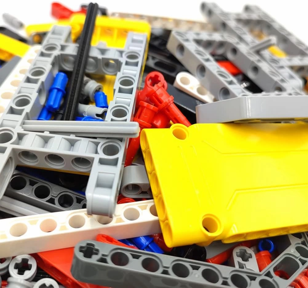 DSPITWOD Technical Parts Beams Axles Connectors Bricks Sets - 420 Pieces, Frame Liftarms Beams for Technic Car STEM Building Block Toys