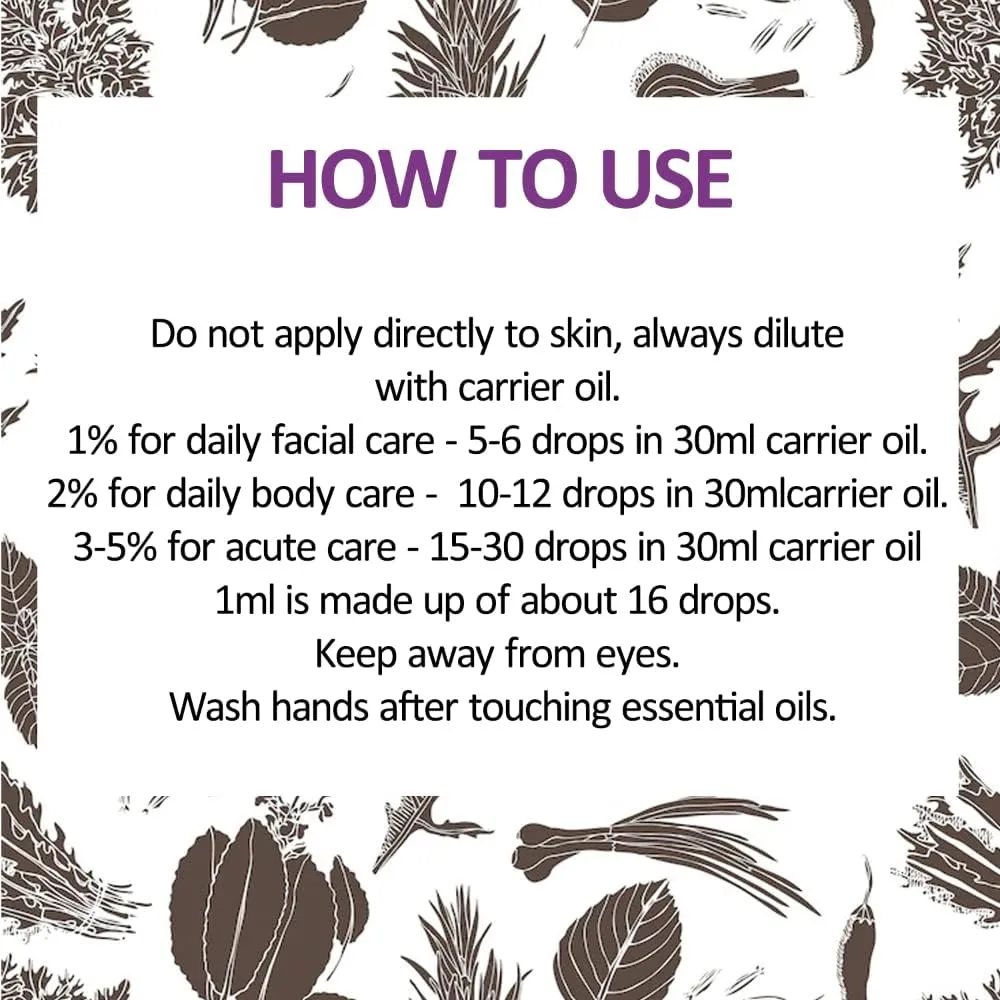 dève herbes Elemi Essential Oil (Canarium luzonicum) with Glass Dropper | Pure | Non-Sticky | Non-Greasy | Lightweight | Men & Women | All Skin Types | Steam Distilled 120ml (4 oz)