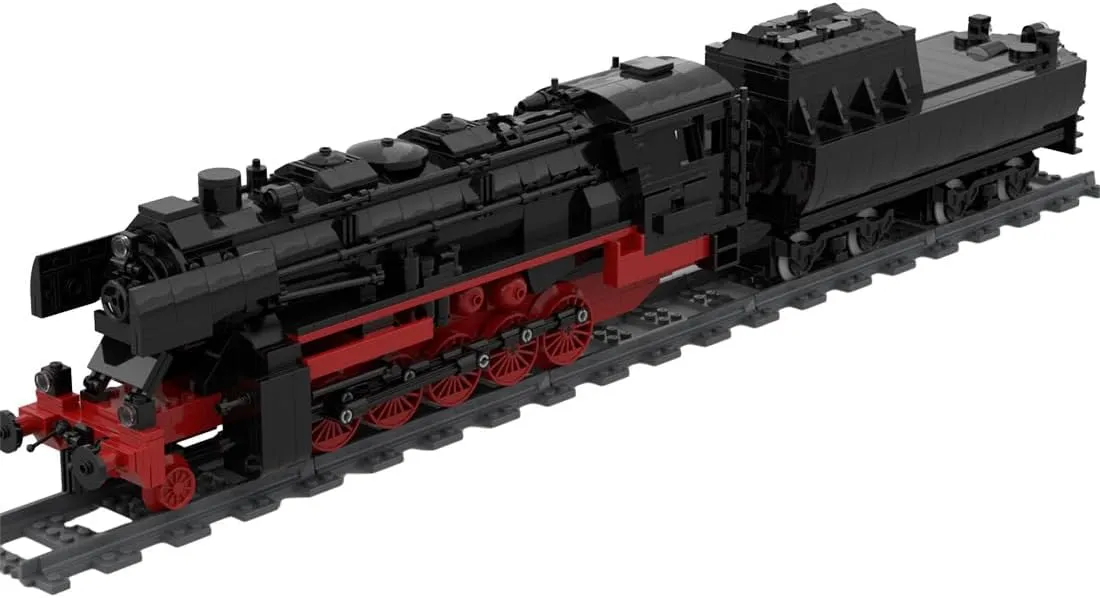 Dynamic Train Model Building Blocks Kit, MOC Assembly Model, Steam Train Building Kits for Teen and Adult, 1282PCS, 0547OE15MK192L130E