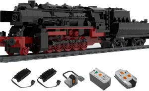 Dynamic Train Model Building Blocks Kit, MOC Assembly Model, Steam Train Building Kits for Teen and Adult, 1282PCS, 0547OE15MK192L130E