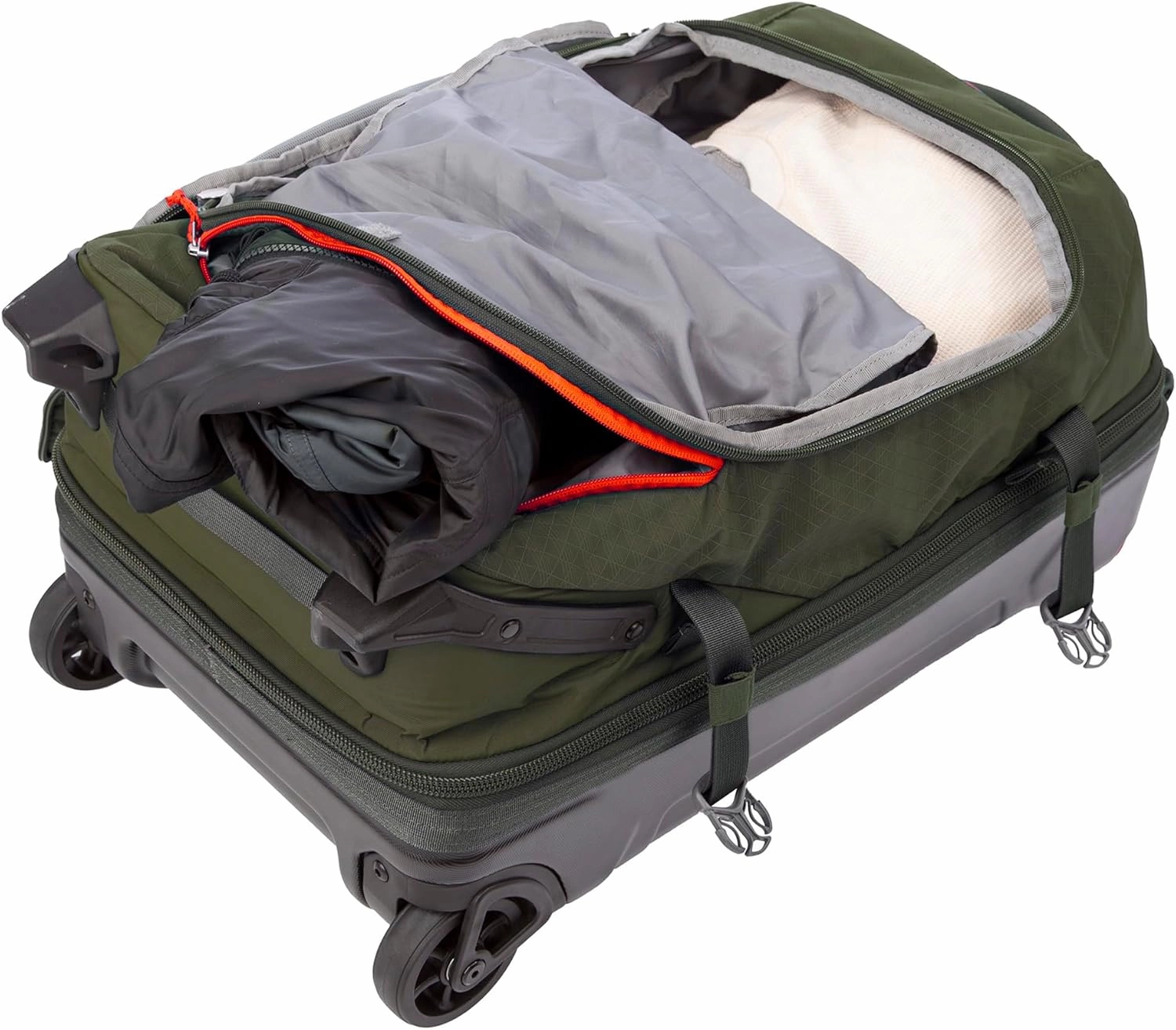 Eddie Bauer Expedition Duffel Bag 2.0-Made from Rugged Polycarbonate and Nylon, Dark Thyme, 22L
