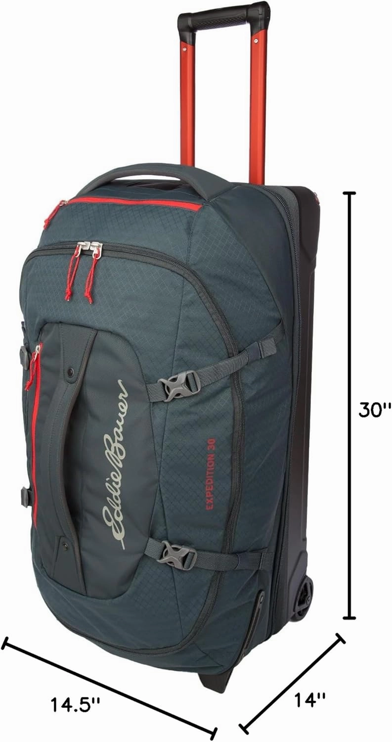 Eddie Bauer Expedition Duffel Bag 2.0-Made from Rugged Polycarbonate and Nylon, Storm, 30L