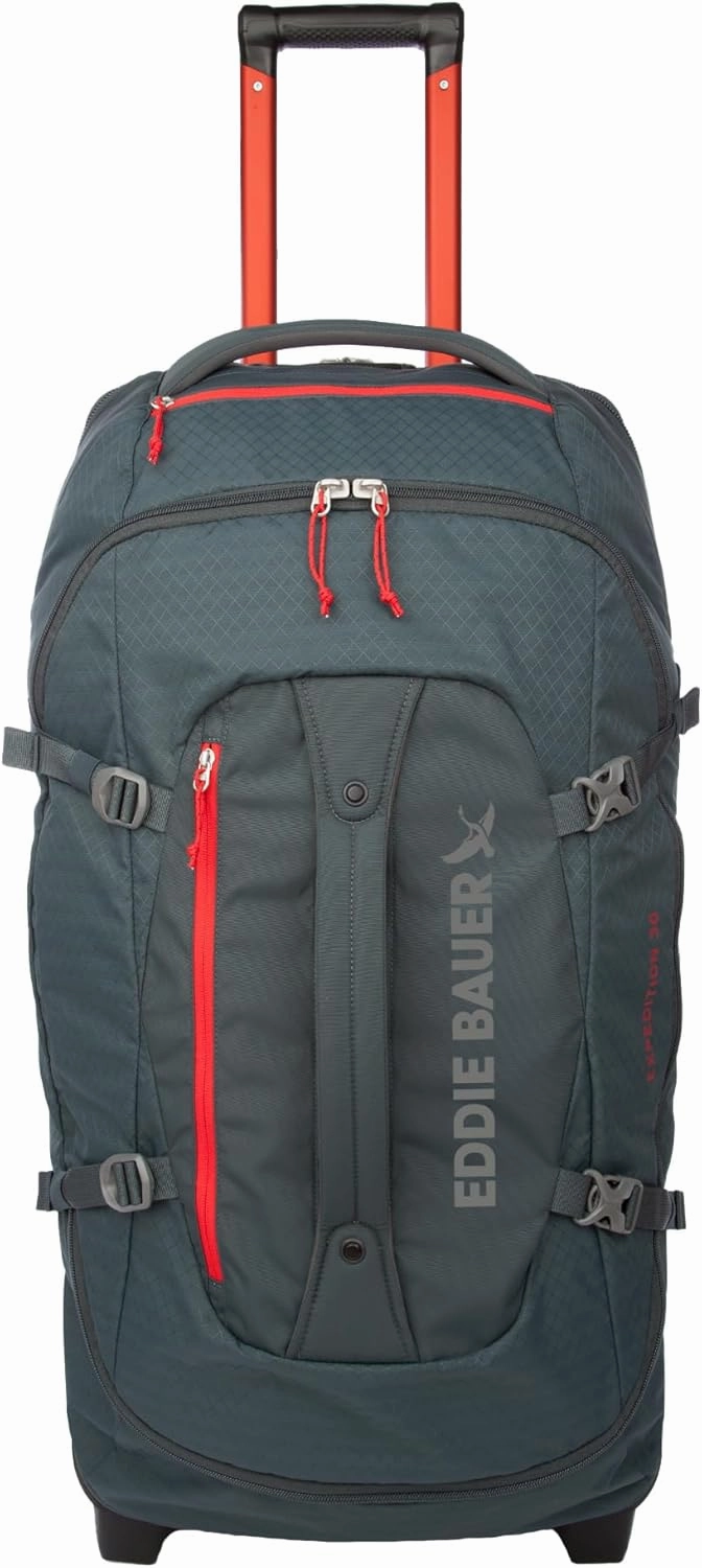 Eddie Bauer Expedition Duffel Bag 2.0-Made from Rugged Polycarbonate and Nylon, Storm, 30L