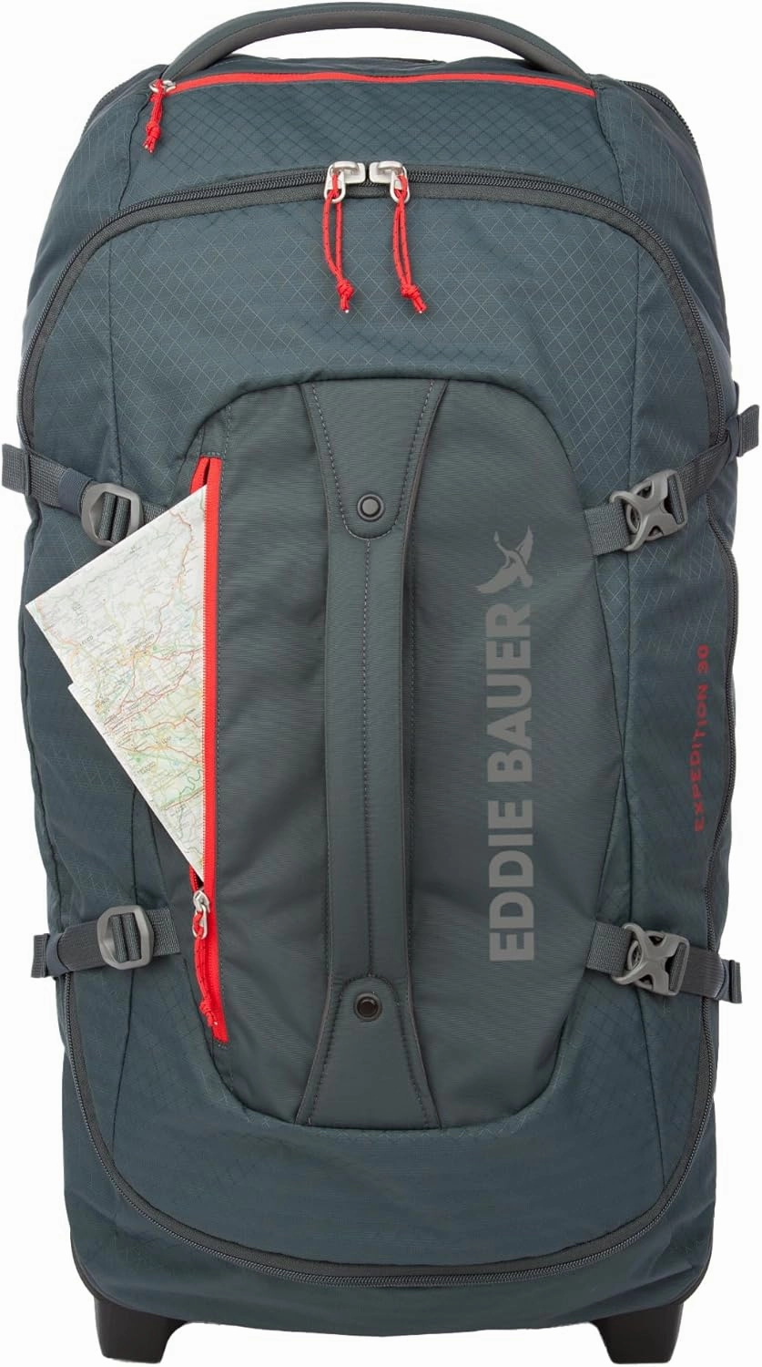 Eddie Bauer Expedition Duffel Bag 2.0-Made from Rugged Polycarbonate and Nylon, Storm, 30L
