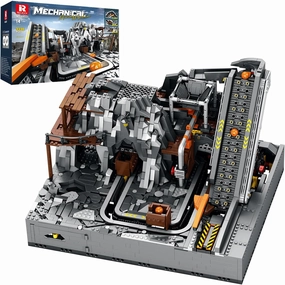 Electric Mining Machine Building Set with Dual Motors and GBC Balls, Technic Construction Toy Sets 22023, STEM Toy for Kids 14 , Adults & Engineers, Challenging Construction Vehicle Gift
