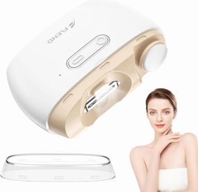 Electric Nail Clipper, 2-in-1 Nail Trimmer with Polisher, 2-Speed Safe Fingernail Trimmer for All Ages, Rechargeable Automatic Nail Clipper with Light, Manicure Set for Baby Kids Seniors & Weak Hands