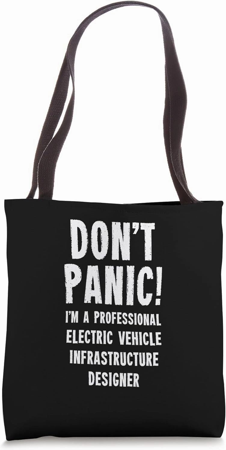 Electric Vehicle Infrastructure Designer Tote Bag