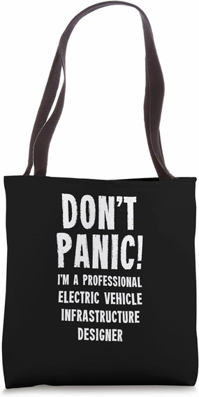 Electric Vehicle Infrastructure Designer Tote Bag