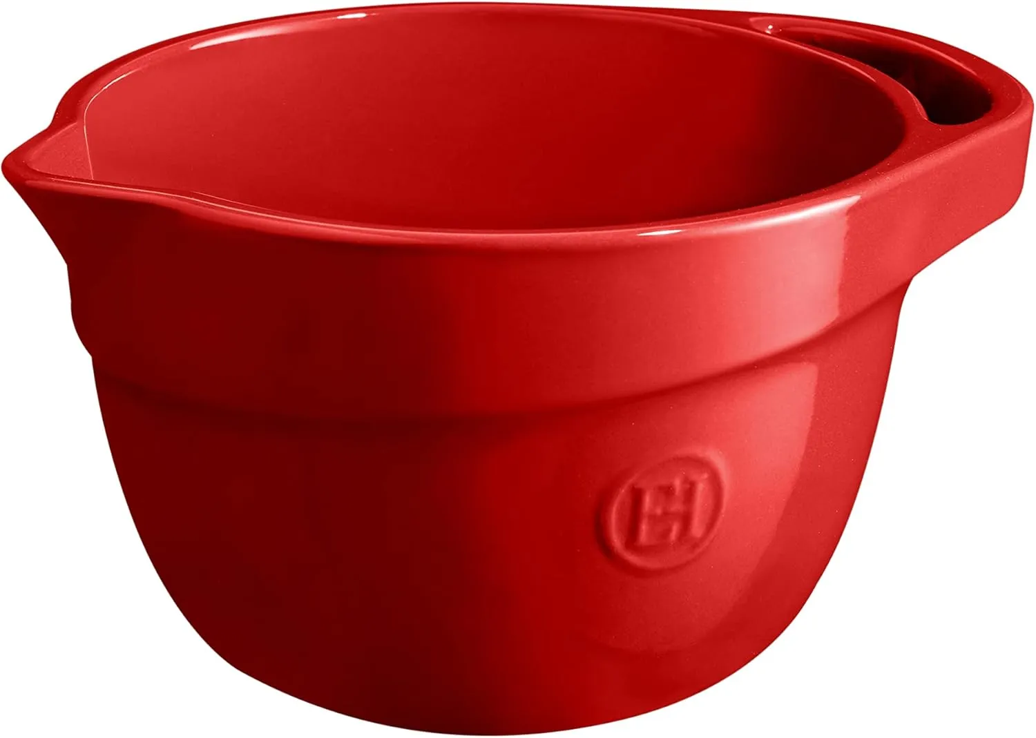 Emile Henry 2.6 Quart Small Mixing Bowl, Burgundy