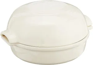 Emile Henry Clay Cheese Baker, 7.7 x 6.9 x 3.9 inch