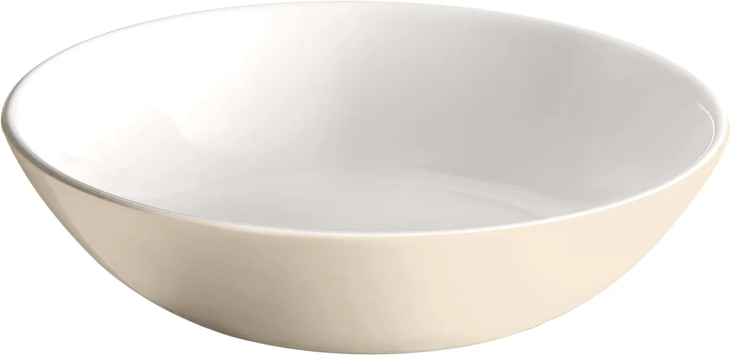 Emile Henry EVERYDAY COLLECTION 8.75"|1 qt Ceramic Pasta bowl, Sugar & Cream