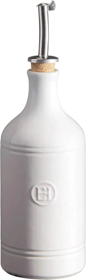 Emile Henry Oil Cruet, Flour White