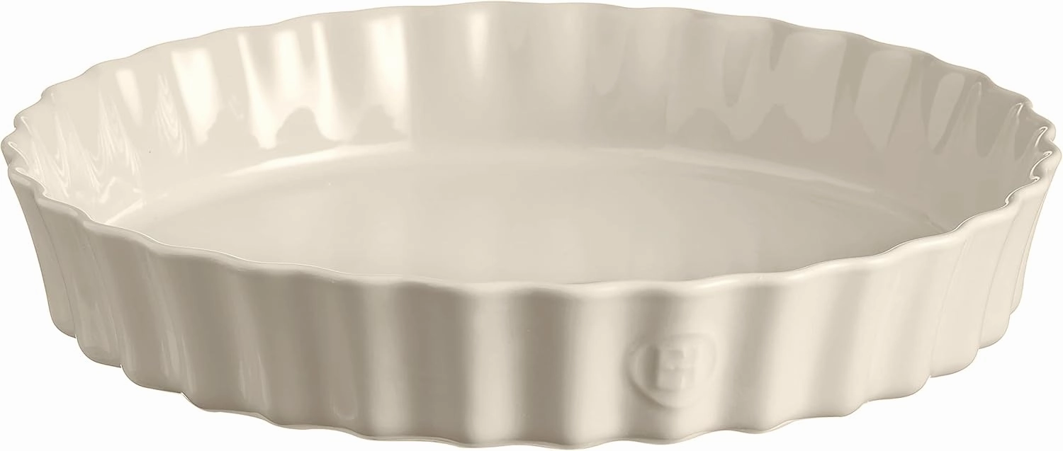 Emile Henry 12.6" x 2.2", Clay Deep Flan Dish