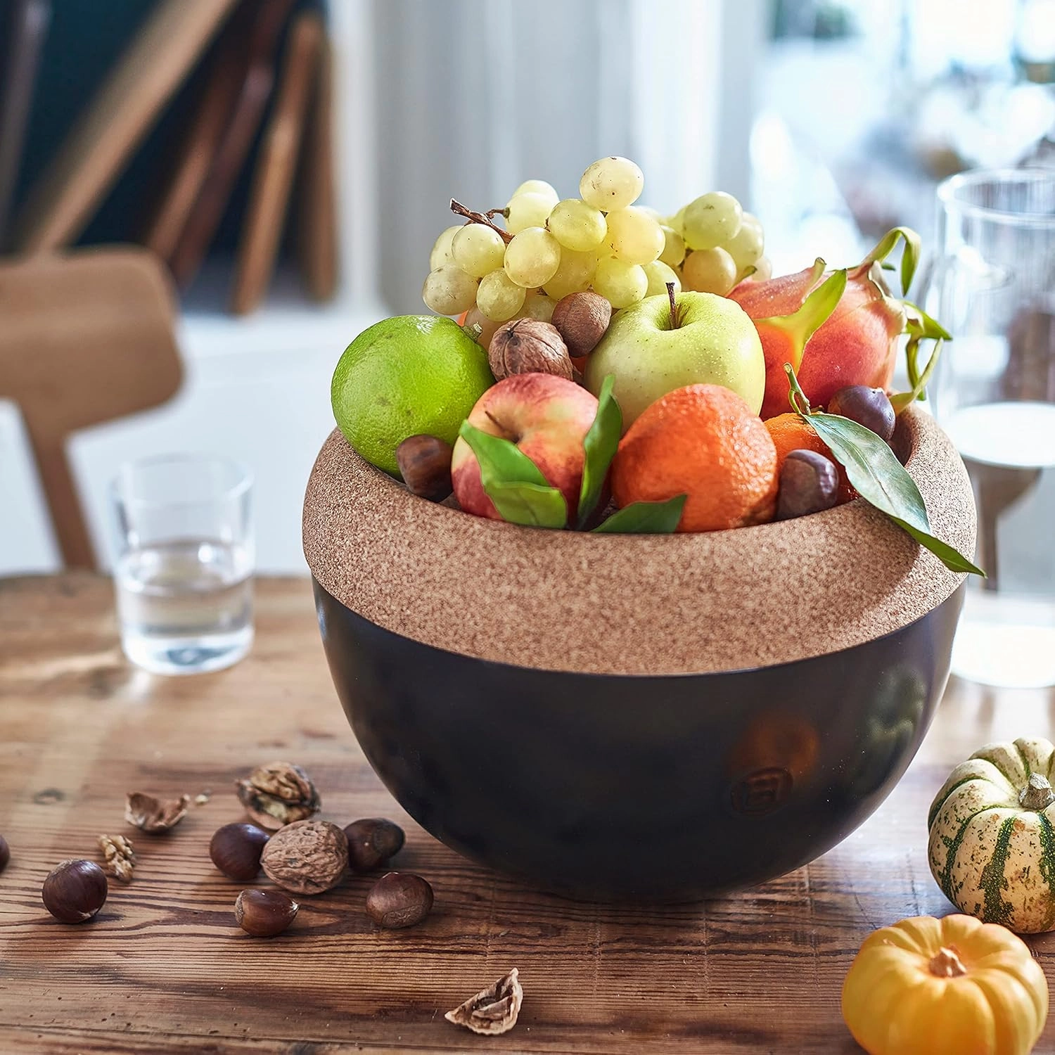 Emile Henry Deep Food Storage Bowl, 10.6 x 7.3in, Burgundy