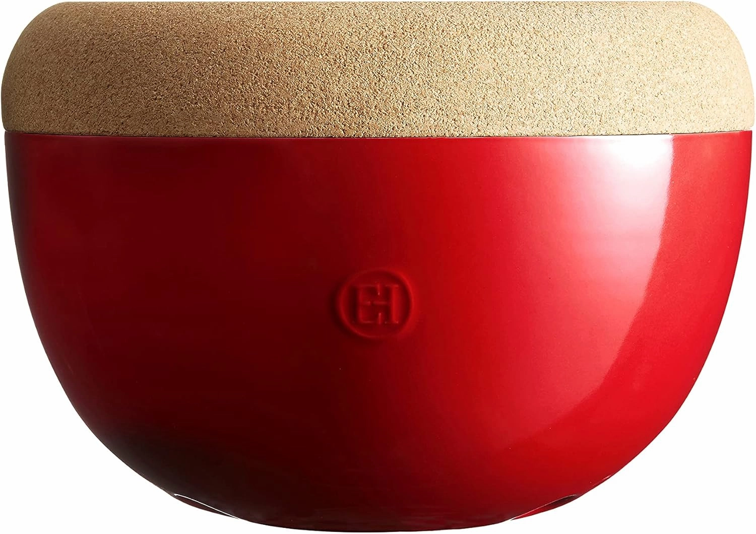 Emile Henry Deep Food Storage Bowl, 10.6 x 7.3in, Burgundy