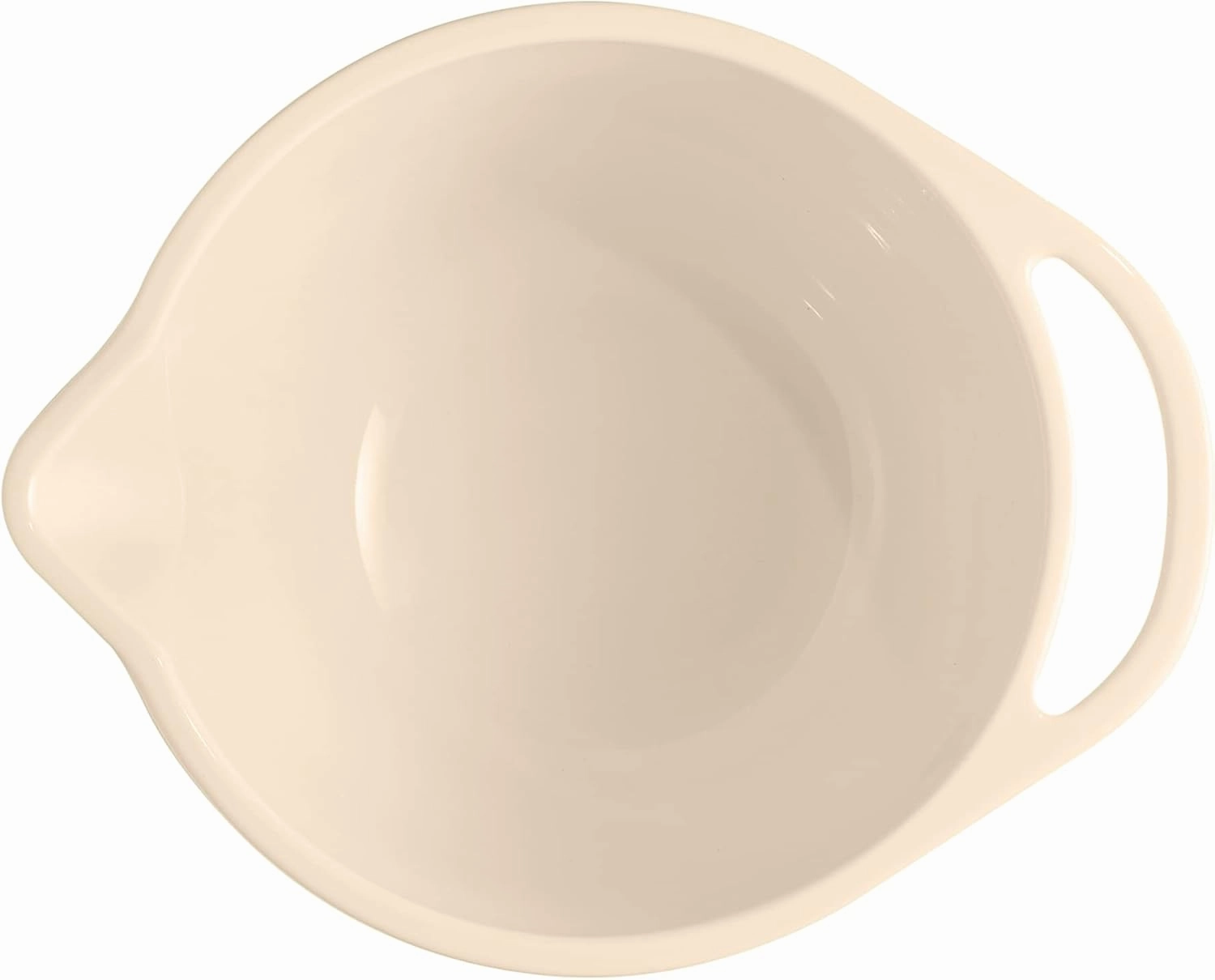Emile Henry Large Mixing Bowl, 11.5" x 9.2" x 6.3", Clay