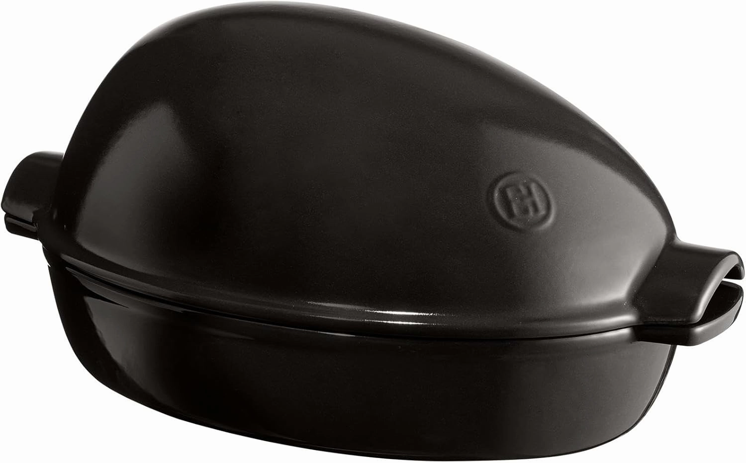 Emile Henry Large Roaster, 4.5 quart, Charcoal