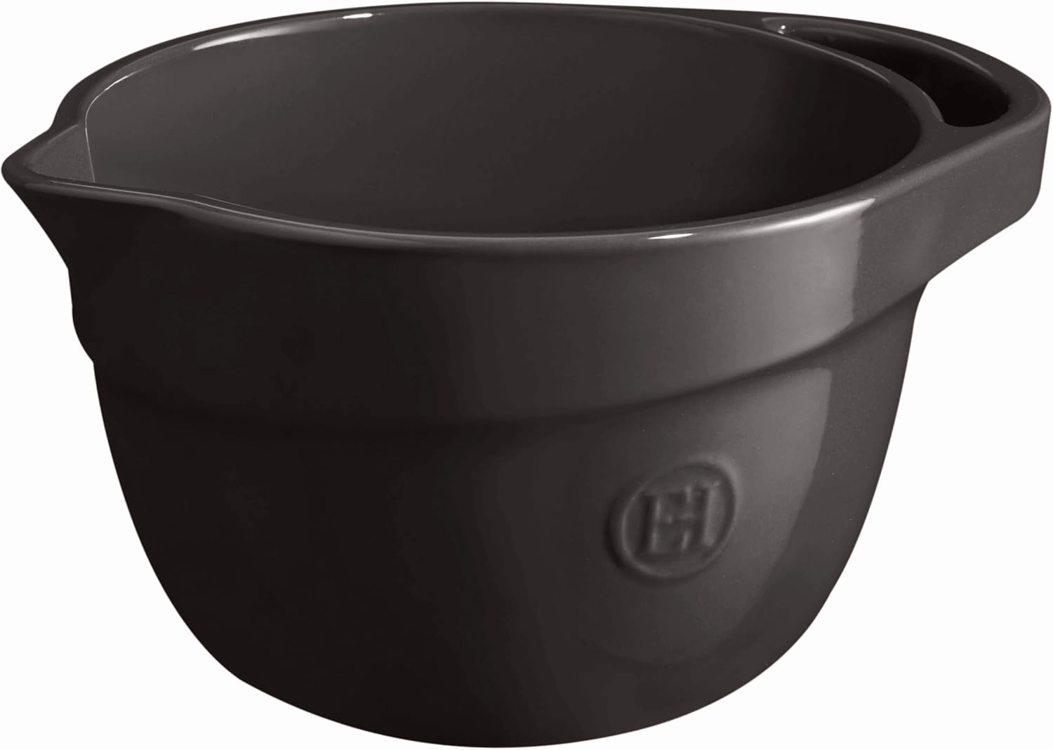 Emile Henry Made in France Mixing Bowl Small 2.6 Quart |Truffle