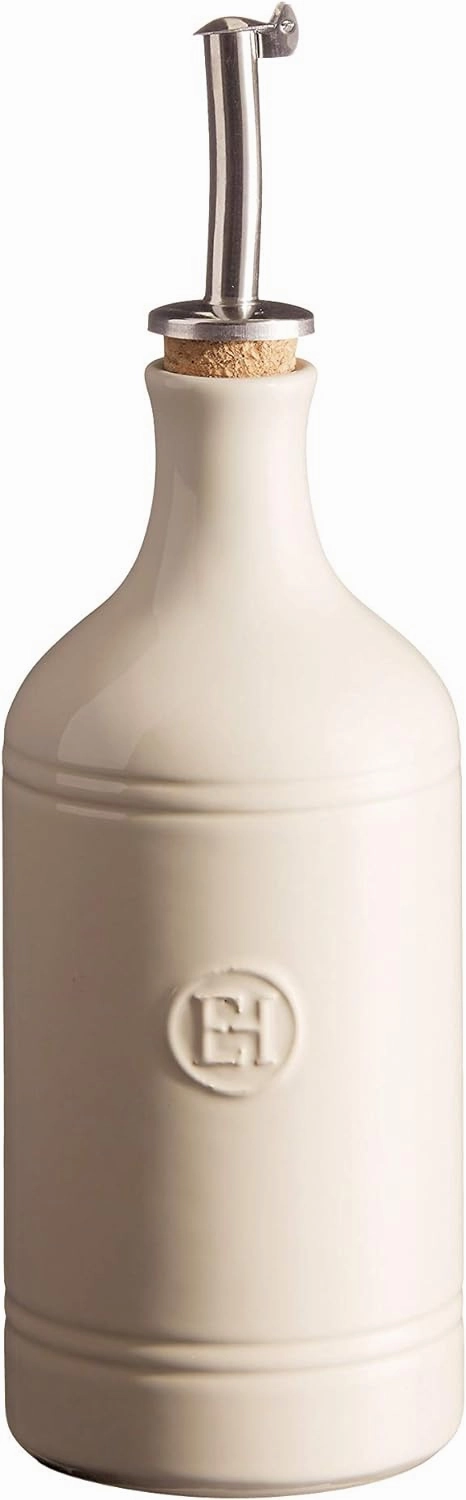 Emile Henry Oil Cruet Bottle, Clay