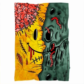 Emoji Zombie Blanket