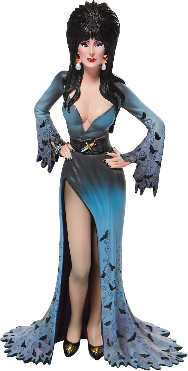 Enesco Couture de Force Elvira Mistress of The Dark Figurine, 8.94 Inch, Multicolor