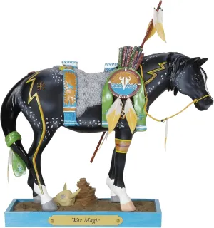 Enesco Trail of Painted Ponies “War Magic, 7.8” Stone Resin Figurine, 7.8 Inches, Multicolor