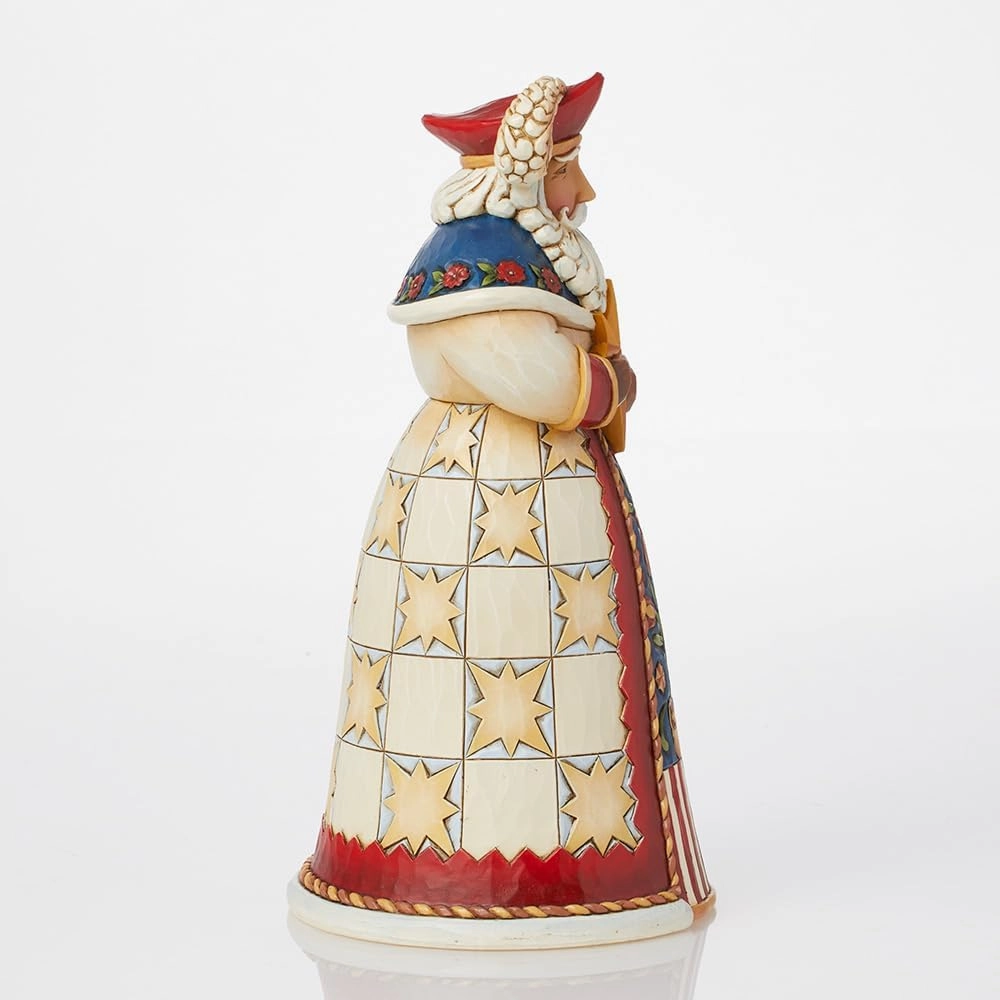 Enesco Jim Shore Heartwood Creek Santas Around The World Polish Figurine, 7 Inch, Multicolor