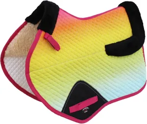 English Contoured Quilted All-Purpose Close Contact Trail Saddle Pad Ombre 72170-175Ombre