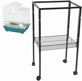ES4 Metal Stand for All ES1814 Cages 18"W x 14"D x 32 3/8"H bird cages toy toys parakeet parrot parakeet budgie (WHITE)